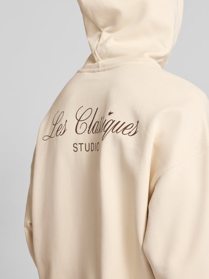 ONLY & SONS relaxed fit hoodie van puur katoen model 'SLES' Offwhite - 3
