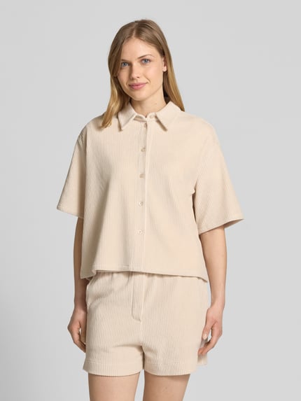 Jake*s Studio Woman Overhemdblouse met knoopsluiting Beige - 4