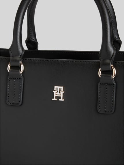 Tommy Hilfiger Henkeltasche mit abnehmbaren Schulterriemen Black 3