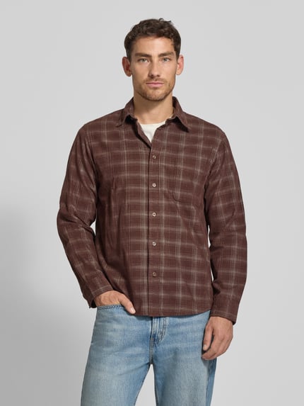 Selected Regular Fit Freizeithemd aus reiner Baumwolle Mittelbraun 4