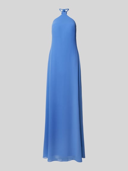 TROYDEN COLLECTION Abendkleid in unifarbenem Design Bleu 2