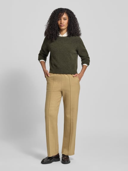 Weekend Max Mara Regular Fit Sweatpants mit Schurwoll-Anteil Modell 'SPONDA' Camel 1