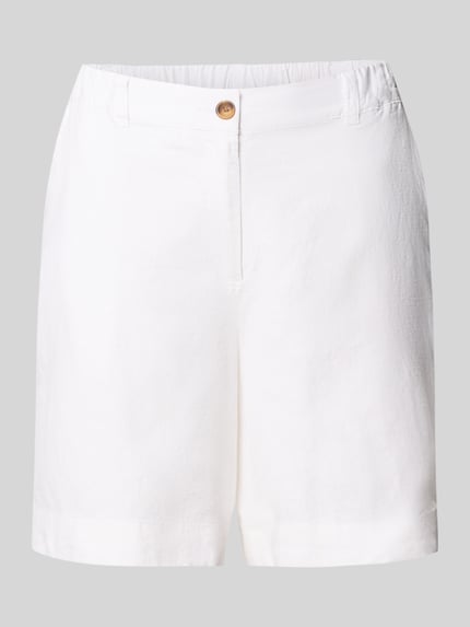 Regular Fit Bermudas aus Leinen-Viskose-Mix Modell 'Ina' Shop The Look MANNEQUINE