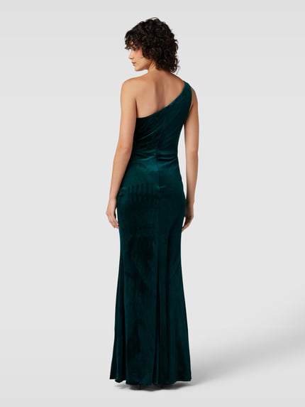 LUXUAR FASHION Abendkleid mit One-Shoulder-Träger Gruen 5