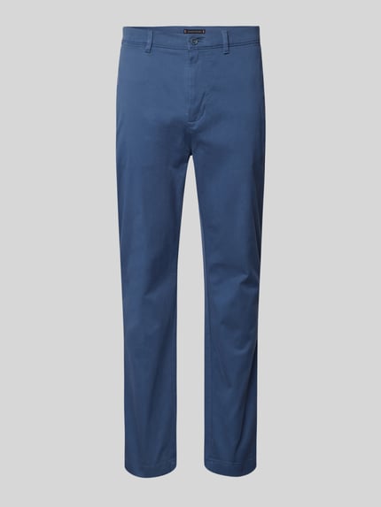 Tommy Hilfiger Regular Fit Chino mit Gesäßtaschen Modell 'DENTON' Blau 2