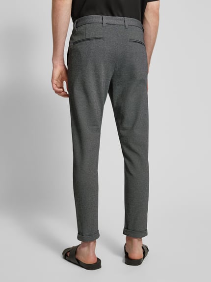 Lindbergh Slim Fit Stoffhose mit verkürztem Schnitt Mittelgrau 5
