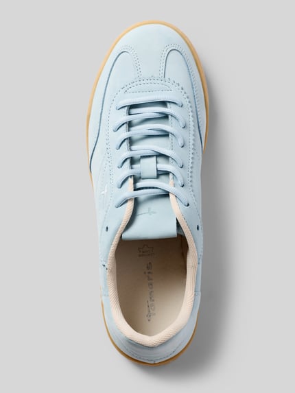 Tamaris Sneaker aus echtem Leder Hellblau 3
