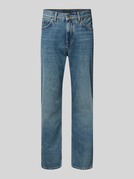 Tommy Hilfiger Relaxed tapered fit jeans van een mix van katoen en lyocell Jeansblauw - 2