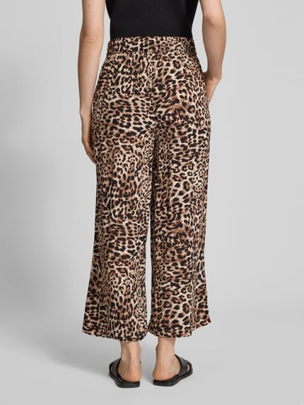 b.young Wide leg culotte met steekzakken, model 'JOELLA' Middenbruin - 5