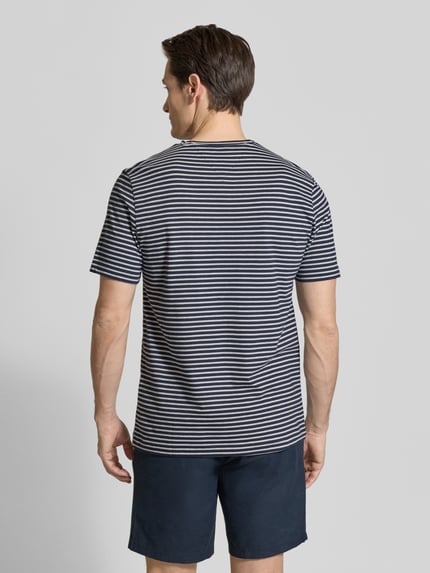 Tommy Hilfiger Regular Fit T-Shirt aus reiner Baumwolle Marine 5