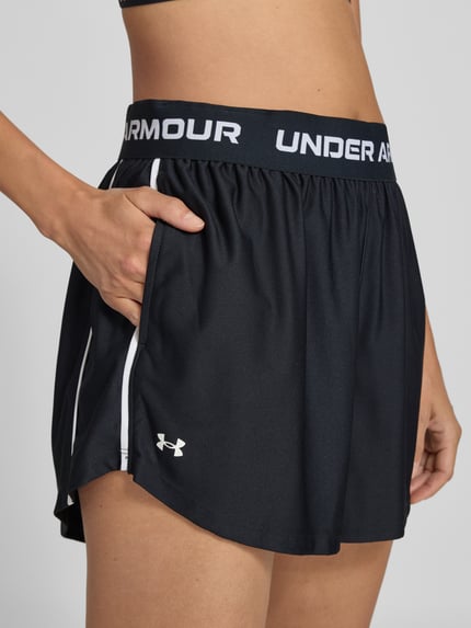 Under Armour Shorts mit elastischem Bund Modell 'Tech Play Up Shorts' Black 3