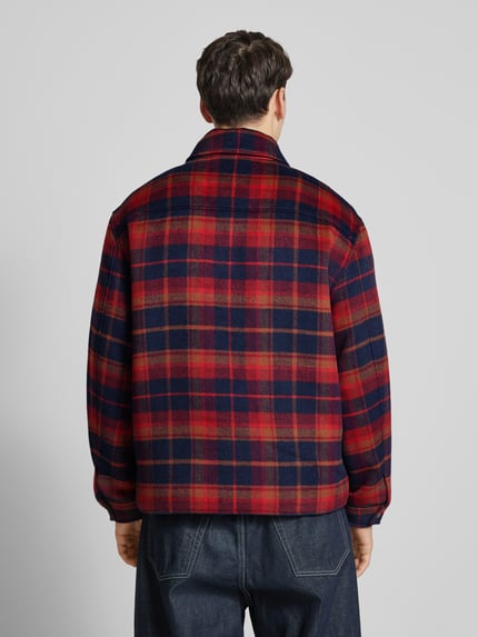Tommy Jeans Regular fit overhemdjack met borstzak Rood - 5