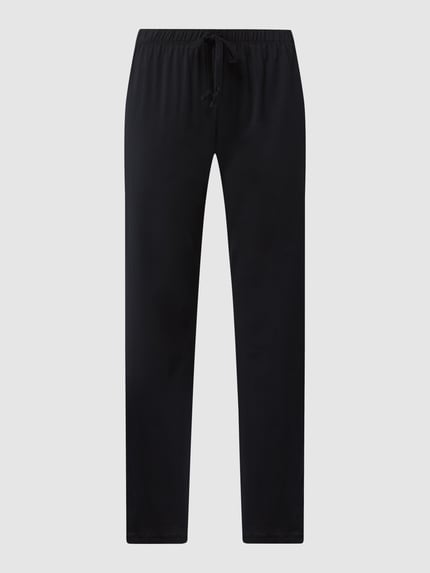 HANRO Comfortbroek van gemerceriseerd katoen, model 'Cotton Deluxe' Zwart - 2