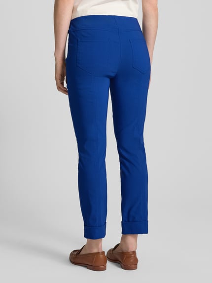 Stehmann Spodnie o skróconym kroju slim fit model ‘IGOR’ Niebieski 5