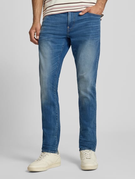 G-Star RAW slim fit jeans in 5-pocketmodel model 'REVEND' Jeansblauw - 4