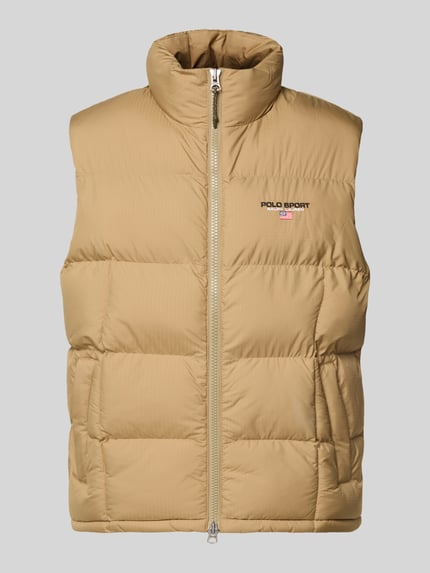 Polo Ralph Lauren Regular Fit Steppweste mit Label-Stitching Khaki 2