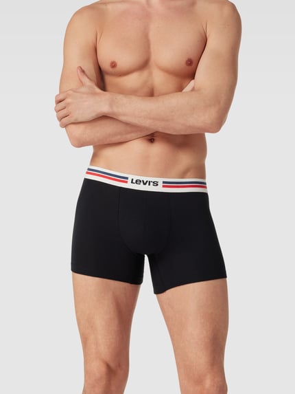 Levi's® Boxershort met elastische band met logo Middengrijs - 1