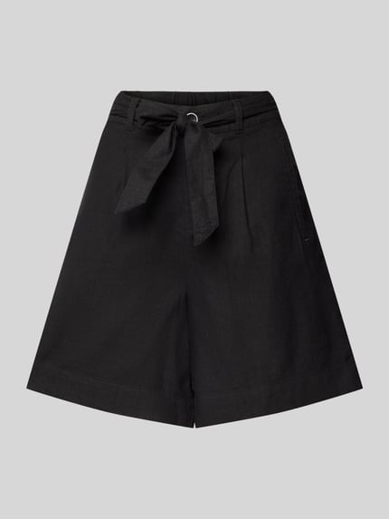 s.Oliver RED LABEL Loose Fit Shorts aus Leinen-Mix mit Viskose-Anteil Black 2