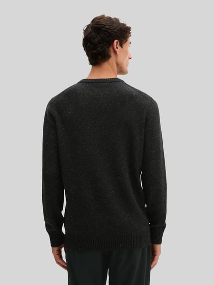Marc O'Polo Pullover mit Tweedstruktur Black 5