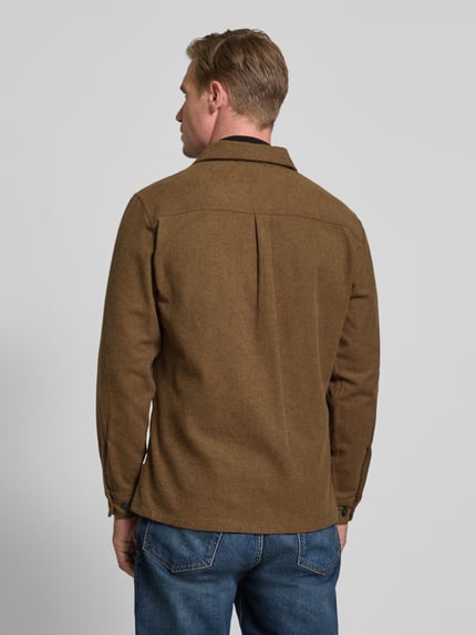 JACK & JONES Premium Koszula casualowa o kroju regular fit z kieszeniami na piersi model ‘Rayle’ Średniobrązowy 5