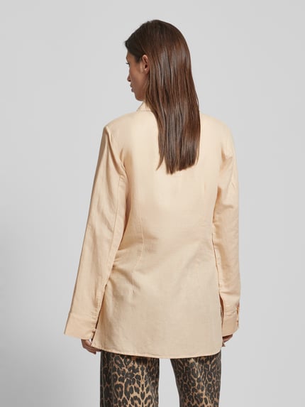 MSCH Copenhagen Hemdbluse mit 3/4-Arm Modell 'Mirilla' Beige 5