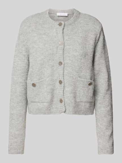 Rich & Royal Cardigan mit Woll-Anteil Mittelgrau 2