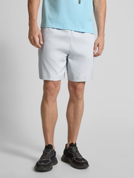 BOSS Green Regular fit korte broek van ademend materiaal Lichtgrijs - 4
