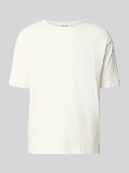 Produktfoto, Relaxed Fit T-shirt aus reine katoen van Marc O'Polo Denim in effen kleuren met ronde hals, korte mouw en raw cut zoom