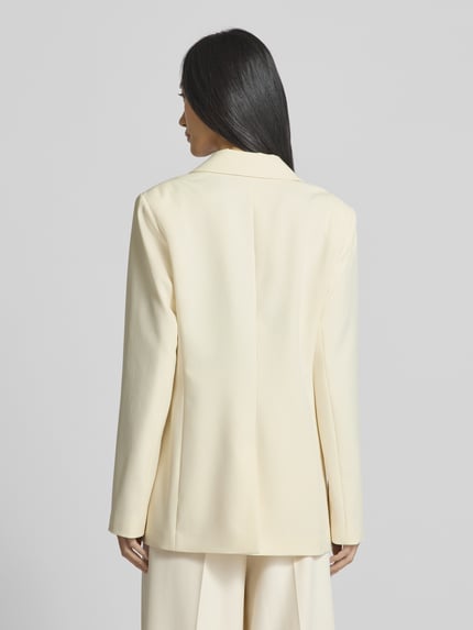 s.Oliver BLACK LABEL Slim Fit Longblazer mit 2-Knopf-Verschluss Offwhite 5