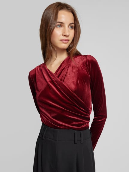 mbyM Body in wikkellook, model 'LIONE' Bordeaux - 3