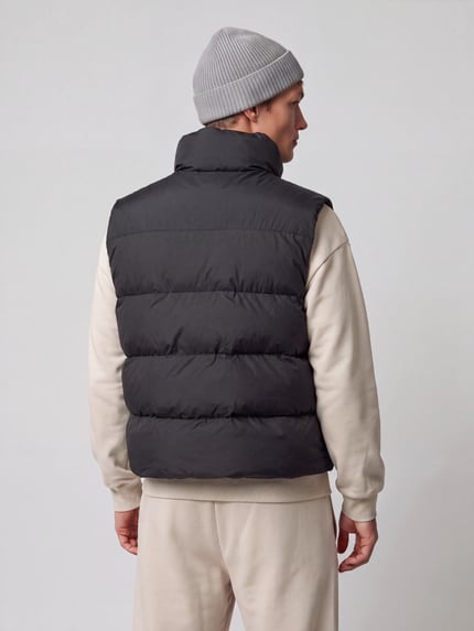 adidas Originals Steppweste mit Logo-Print Black 5