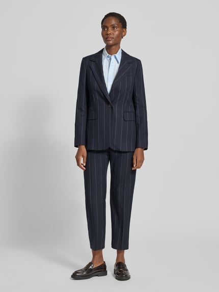 MAX&Co. Regular Fit Stoffhose mit Viskose-Anteil Modell 'GIUNTO' Marine 1