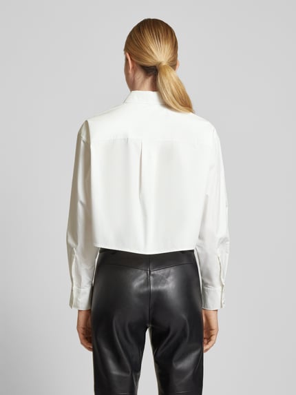 Constantly K X P&C* Regular Fit Hemdbluse mit Manschetten Weiss 5