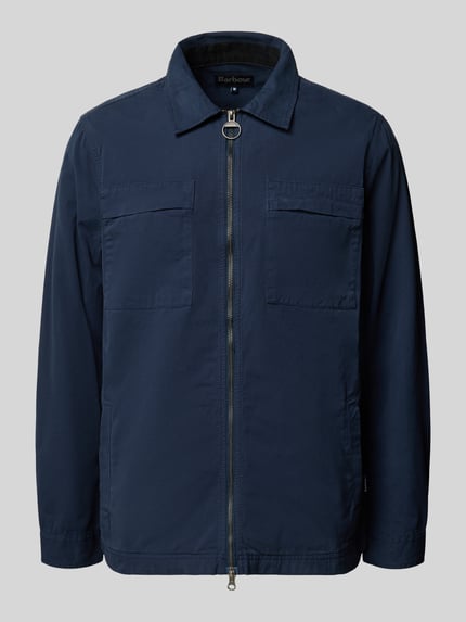 Barbour Regular Fit Hemdjacke aus reiner Baumwolle Modell 'GLENDALE' Marine 2