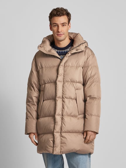 ROY ROBSON Regular Fit Steppmantel mit Daunen-Feder-Füllung Sand 4