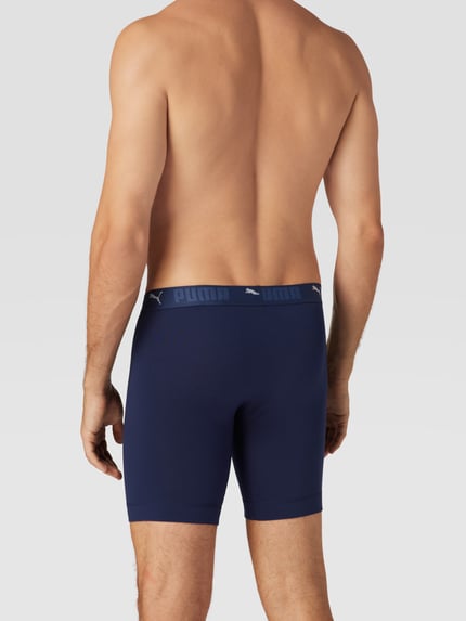PUMA Trunks mit Label-Details im 2er-Pack Blau 4