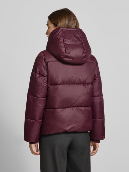 Milano Italy Steppjacke mit Kapuze Bordeaux 5