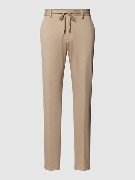 s.Oliver BLACK LABEL Slim Fit Jogpants aus Stretch-Jersey Modell 's.O JOGG' Beige 2