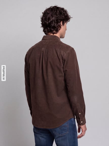Polo Ralph Lauren Custom Fit Freizeithemd aus reiner Baumwolle Mittelbraun 5