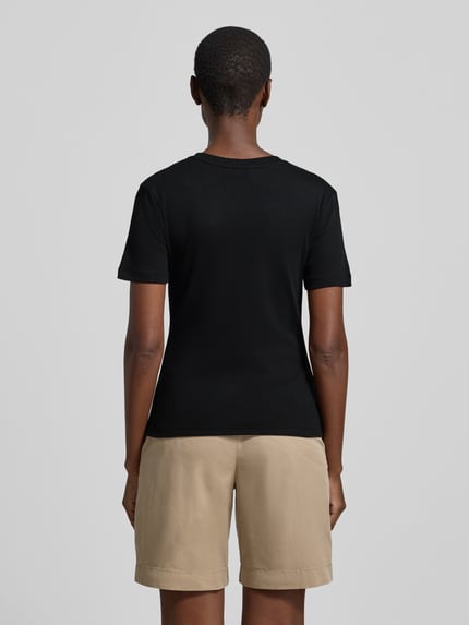 Tommy Hilfiger Slim Fit T-Shirt aus reiner Baumwolle  Black 5