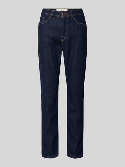 Goldgarn Straight fit jeans van puur katoen Donkerblauw - 2