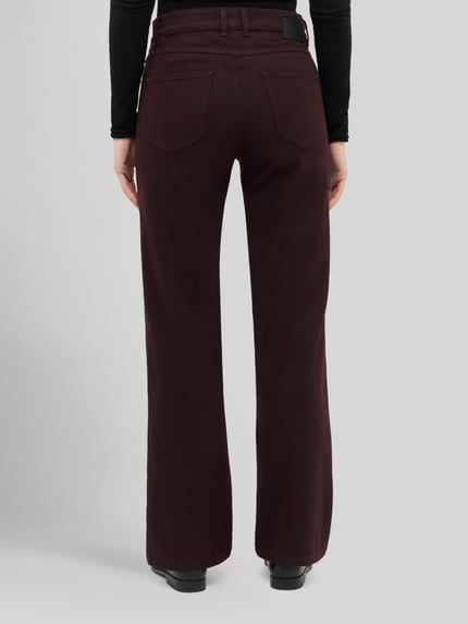 ANGELS Regular Fit Hose mit High Waist Modell 'LARA' Bordeaux 5
