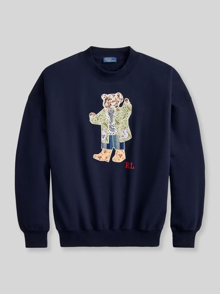 Polo Ralph Lauren Loose Fit Sweatshirt aus Baumwoll-Mix Marine 2