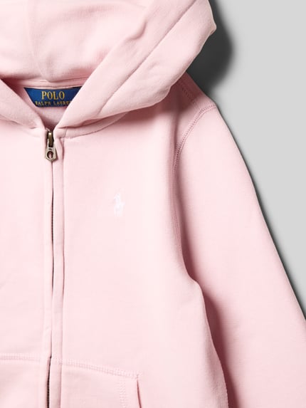 Polo Ralph Lauren Teens Bluza rozpinana z kapturem Jasnoróżowy 2