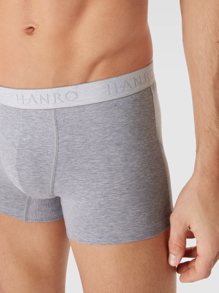 HANRO Trunks mit Label-Details im 2er-Pack Dunkelblau 3