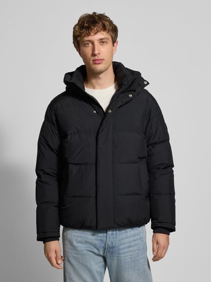 Tommy Jeans Gewatteerd regular fit jack met capuchon Zwart - 4