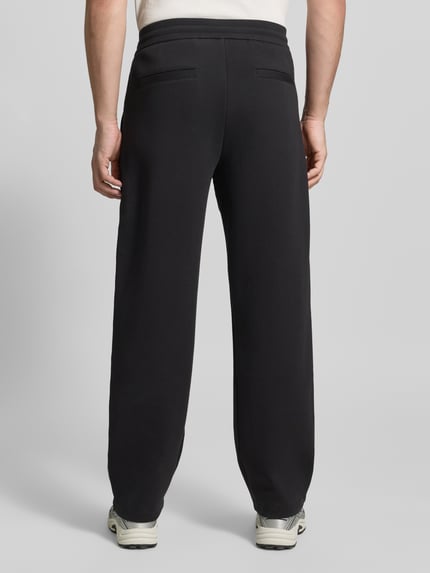 Emporio Armani Regular Fit Sweathose mit Label-Details Black 5