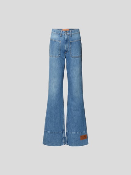Dodo bar Or Loose Fit Jeans mit Label-Patch Jeansblau 2