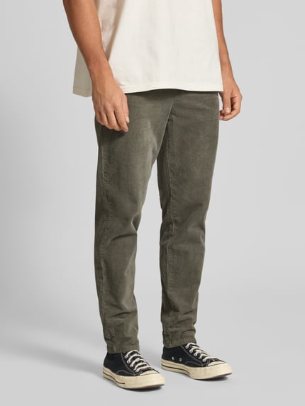 ONLY & SONS Tapered Cordhose aus Baumwoll-Mix Modell 'LINUS' Schilf 4