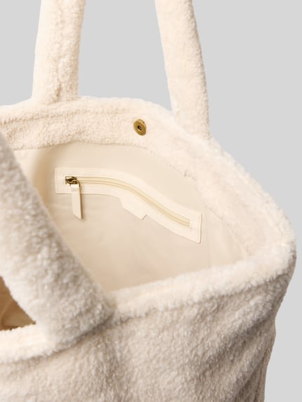 Barts Shopper mit Fleece-Innenfach Modell 'Bugbane' Ecru 5